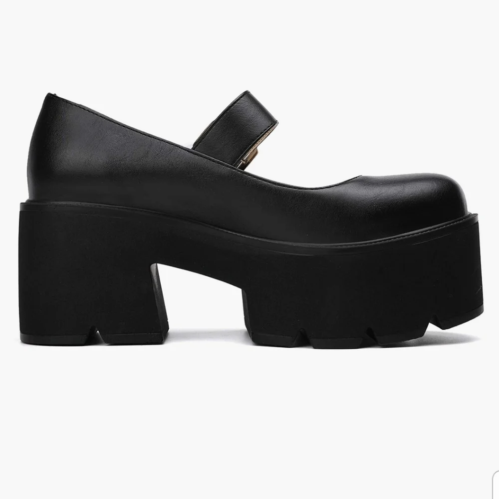 BLACK MARY JANE PLATFORMS - Picture 3 of 7